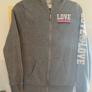 Hoodie zip up sweater jacket
